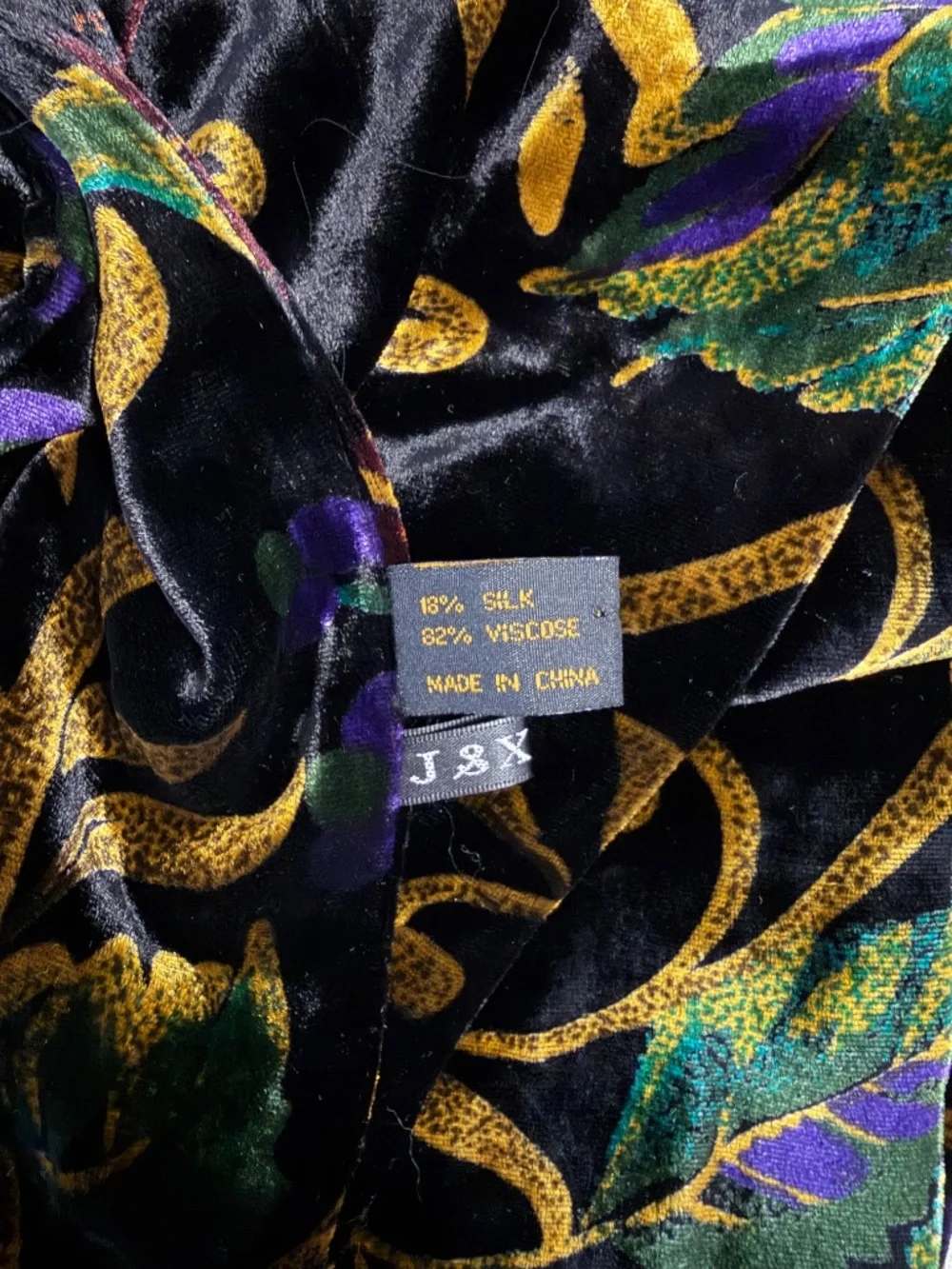 J&X print scarf